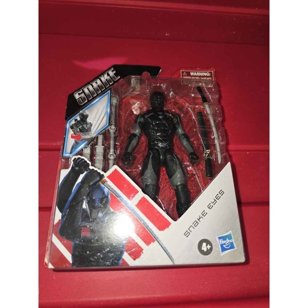 Snake Eyes GI Joe Origins Snake Eyes Action Figure Black Uniform Sword Knives